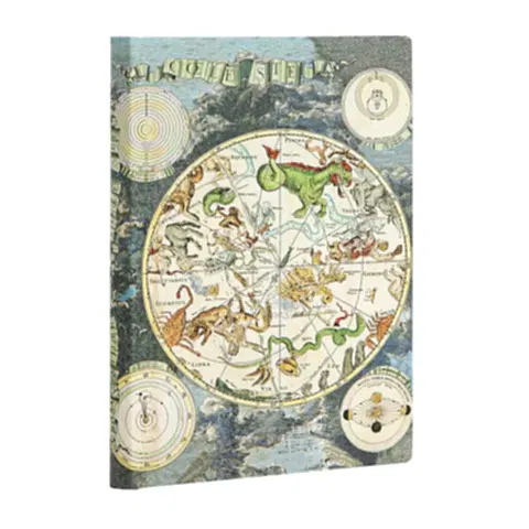 Celestial Planisphere Softcover Defter