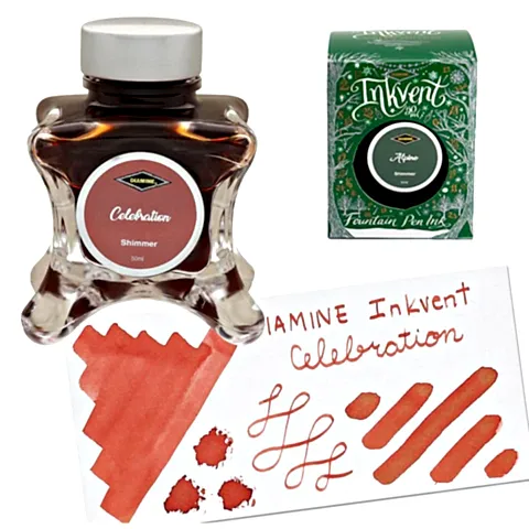 Diamine Inkvent Green Edition Shimmer Celebration Mürekkep