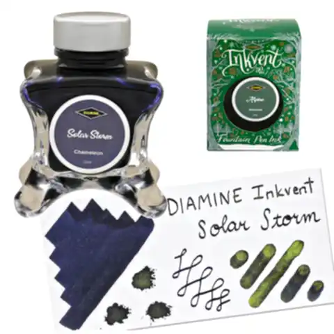 Diamine Inkvent Green Edition Chameleon Solar Storm Mürekkep