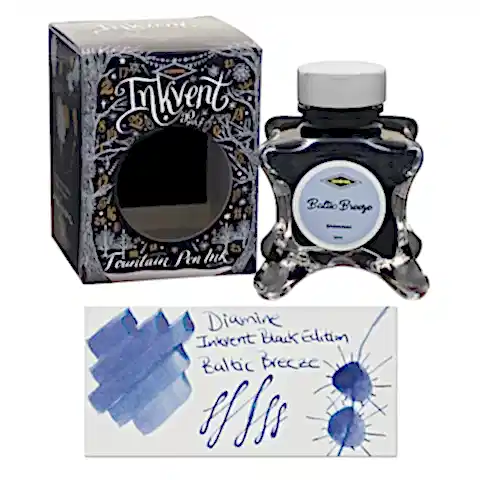 Diamine Inkvent Black Edition Shimmer Baltic Breeze Mürekkep