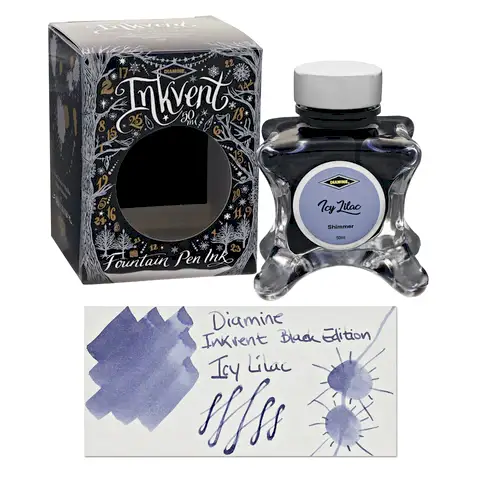 Diamine Inkvent Black Edition Shimmer Icy Lilac Mürekkep