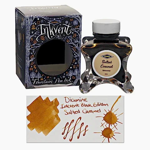 Diamine Inkvent Black Edition Shimmer Salted Caramel Mürekkep