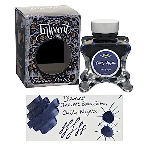 Diamine Inkvent Black Edition Starbright Chilly Nights Mürekkep