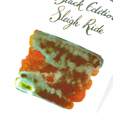 Diamine Inkvent Black Edition Extreme Sheen Sleigh Ride