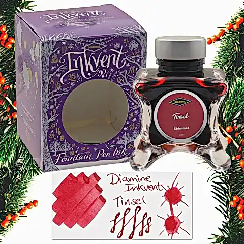 Diamine Inkvent Purple Edition Shimmer Tinsel Mürekkep
