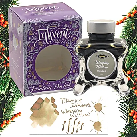 Diamine Inkvent Purple Edition Weeping Willow(Gölgeli) Mürekkep