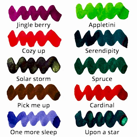 Diamine Inkvent Green Edition Chameleon Upon A Star Mürekkep