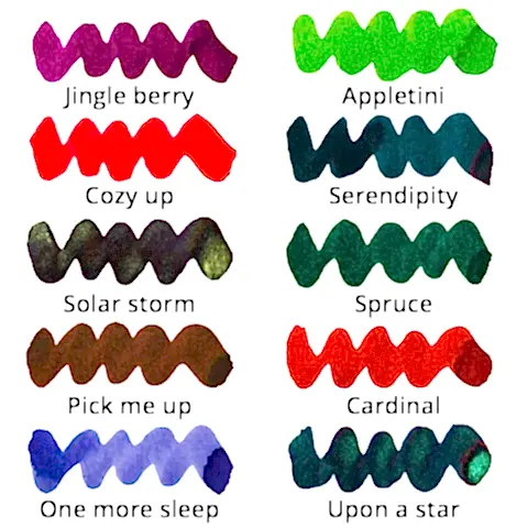 Diamine Inkvent Green Edition Spruce Kokulu Mürekkep