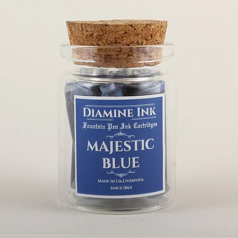 Diamine Majestic Blue Kartuş (12 adet)