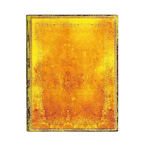 Old Leather Ochre Softcover Defter