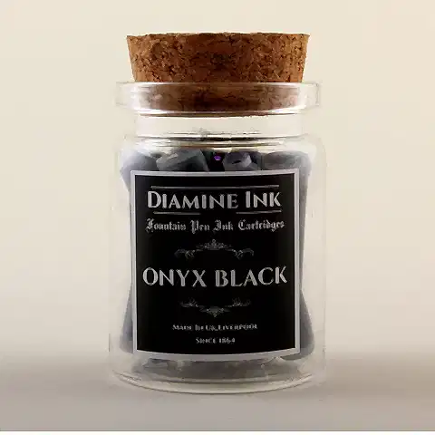 Diamine Onyx Black Kartuş (12 adet)