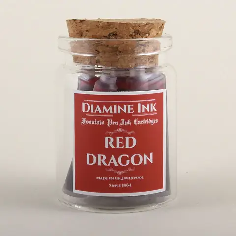Diamine Red Dragon Kartuş (12 adet)