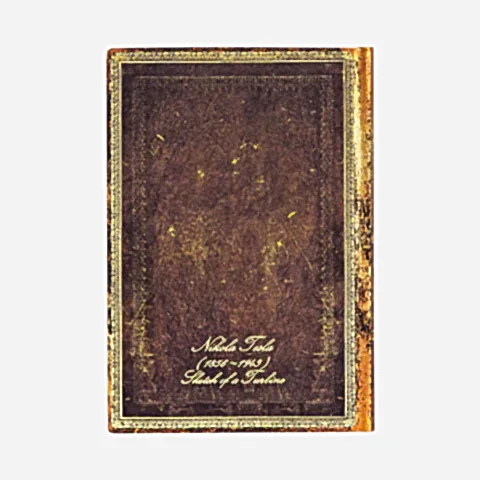 Tesla,Sketch of a Turbine Softcover Defter