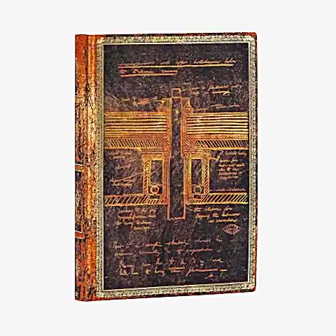 Tesla,Sketch of a Turbine Softcover Defter