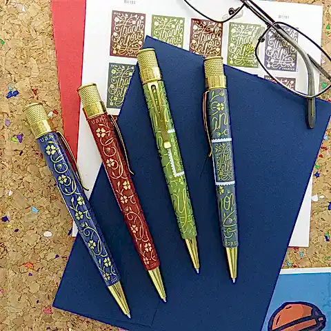 USPS® - Thank You Stamp Maroon Roller Kalem