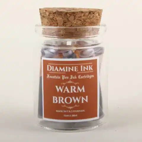Diamine Warm Brown Kartuş (12 adet)
