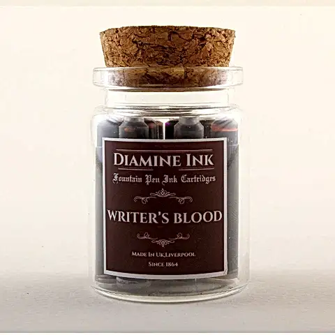 Diamine Writer's Blood Kartuş (12 adet)