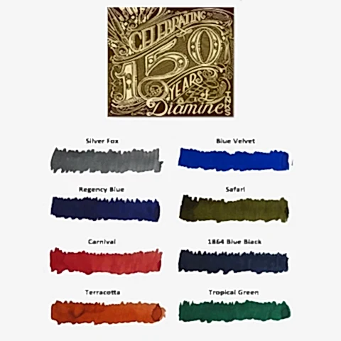 Diamine Ink 150.yıl Dolmakalem Mürekkebi Tropical Green