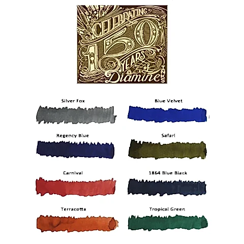 Diamine Ink 150.yıl Dolmakalem Mürekkebi Regency Blue