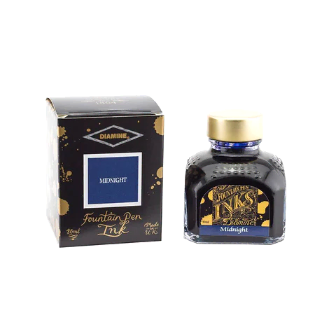 Diamine Dolmakalem Mürekkebi Midnight 80 ml