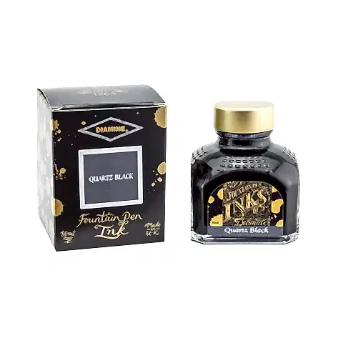 Diamine Dolmakalem Mürekkebi Quartz Black 80 ml