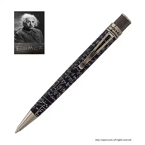 Tornado™ Vintage Metalsmith - Albert Einstein Roller Kalem