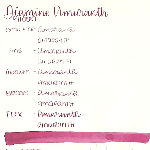 Diamine Dolmakalem Mürekkebi Amaranth