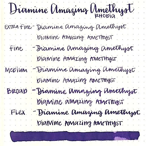 Diamine Dolmakalem Mürekkebi Amazing Amethyst