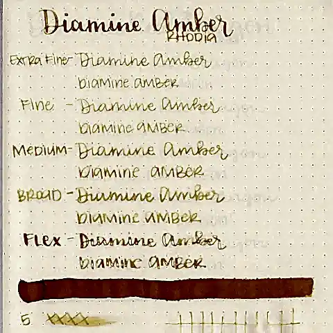 Diamine Dolmakalem Mürekkebi Amber 80 ml