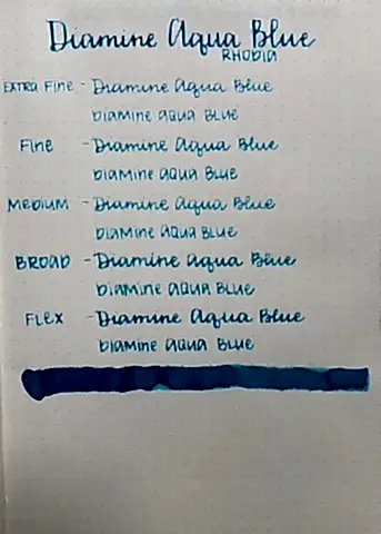 Diamine Dolmakalem Mürekkebi Aqua Blue 80 ml