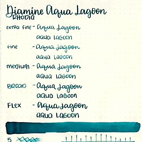 Diamine Dolmakalem Mürekkebi Aqua Lagoon 80 ml