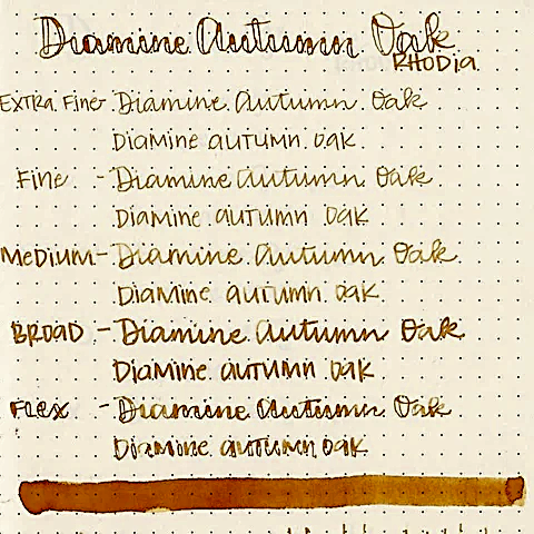 Diamine Autumn Oak Dolmakalem Mürekkebi 30 ml