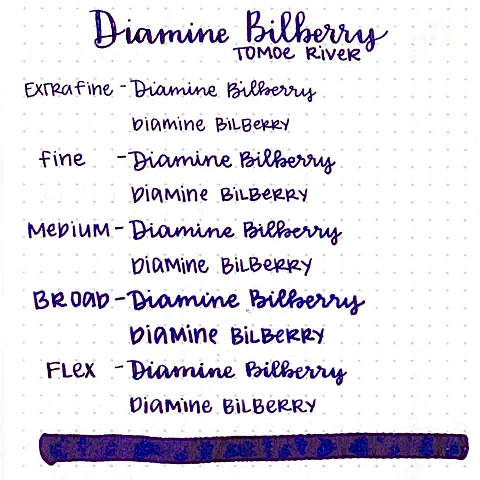 Diamine Dolmakalem Mürekkebi Bilberry
