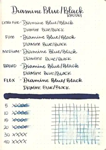 Diamine Dolmakalem Mürekkebi Blue Black