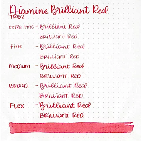 Diamine Dolmakalem Mürekkebi Brilliant Red