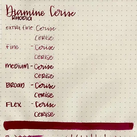 Diamine Dolmakalem Mürekkebi Cerise 80 ml