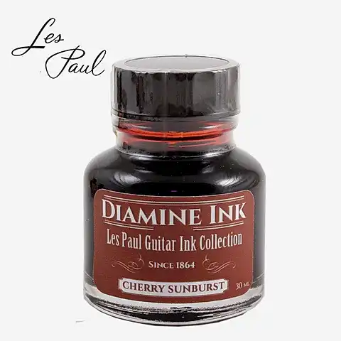 Diamine Les Paul Serisi Cherry Sunburst 30 ml