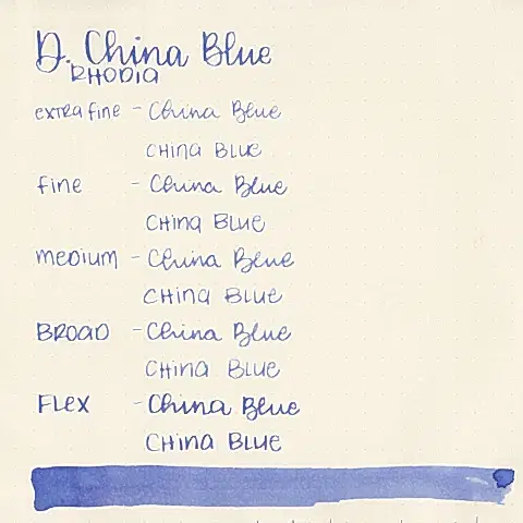 Diamine Dolmakalem Mürekkebi China Blue 80 ml