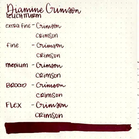 Diamine Dolmakalem Mürekkebi Crimson