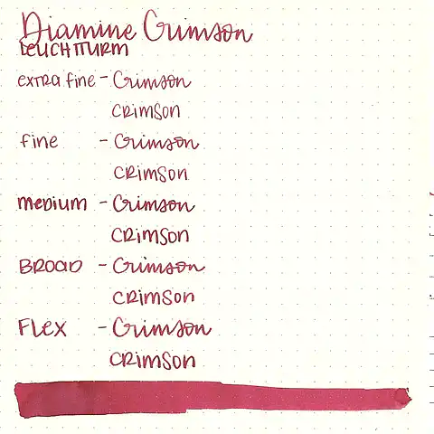Diamine Dolmakalem Mürekkebi Crimson 80 ml