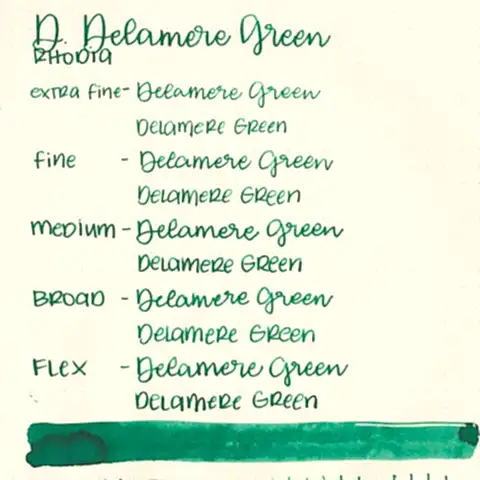 Diamine Dolmakalem Mürekkebi Delamere Green 80 ml
