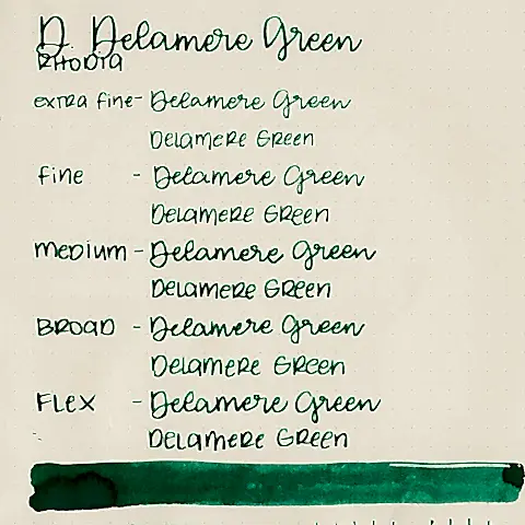 Diamine Dolmakalem Mürekkebi Delamere Green