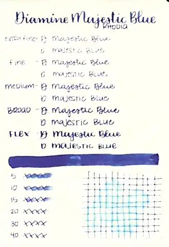 Diamine Dolmakalem Mürekkebi Majestic Blue 80 ml