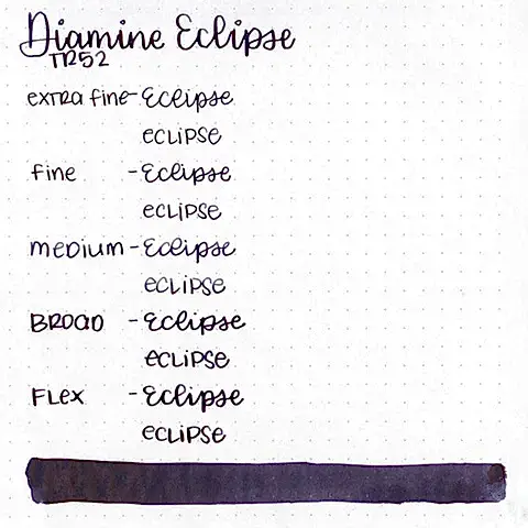 Diamine Dolmakalem Mürekkebi Eclipse