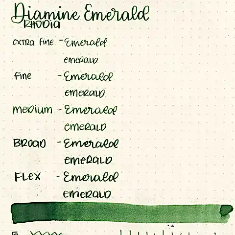 Diamine Dolmakalem Mürekkebi Emerald 80 ml