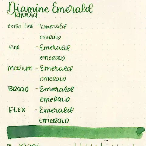 Diamine Dolmakalem Mürekkebi Emerald