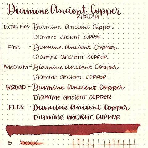 Diamine Ancient Copper Dolmakalem Mürekkebi