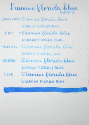 Diamine Dolmakalem Mürekkebi Florida Blue