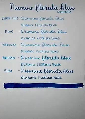 Diamine Dolmakalem Mürekkebi Florida Blue 80 ml