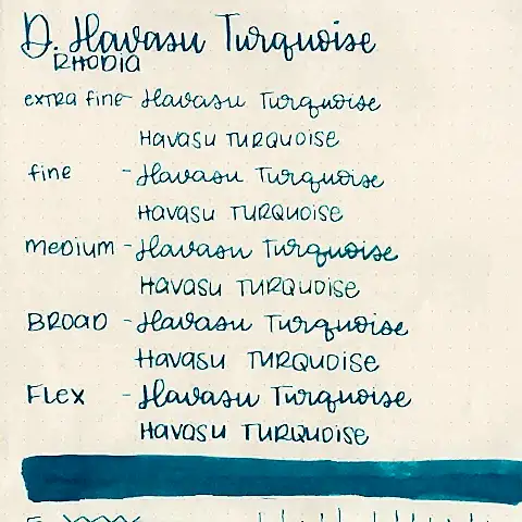 Diamine Dolmakalem Mürekkebi Havasu Turquoise 80 ml